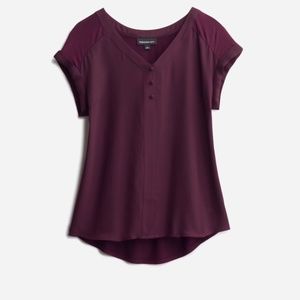 Plum colored soft Blouse